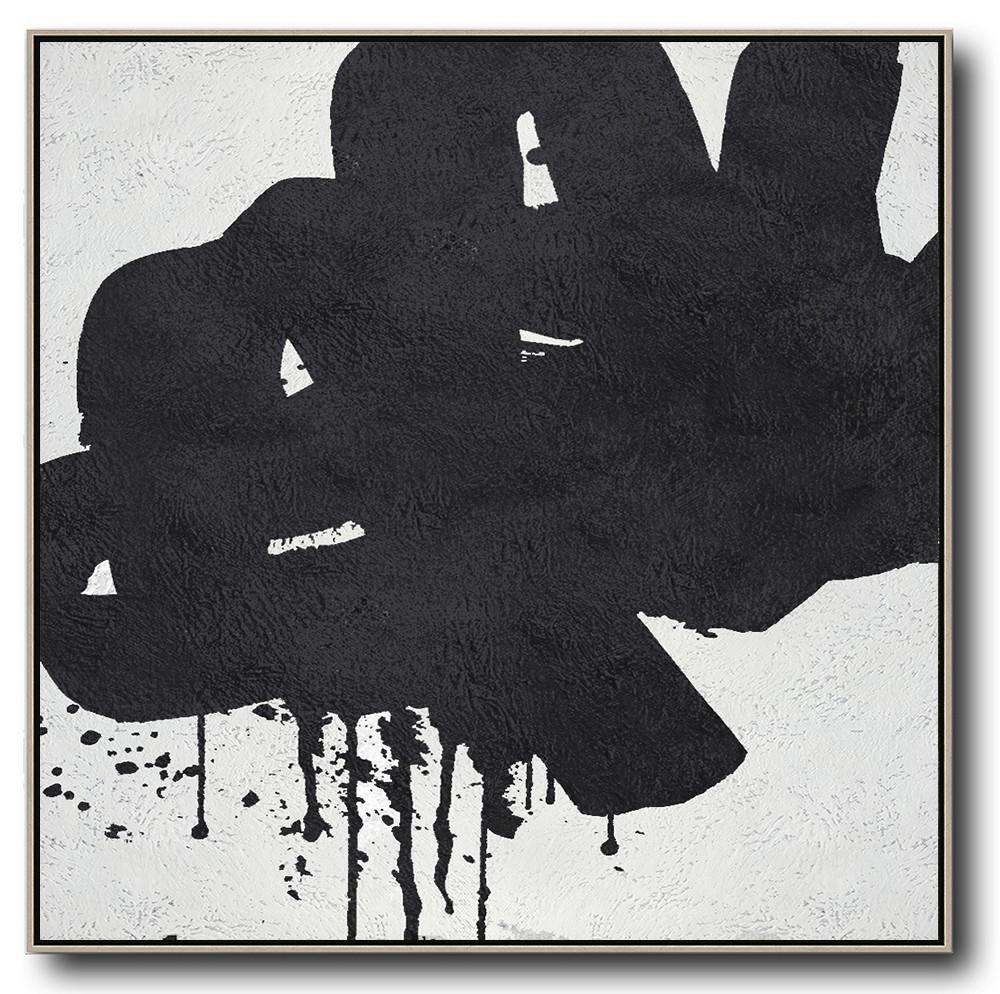 Minimal Black and White Painting #MN62A